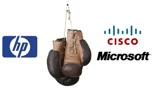Конкуренция HP с тандемом Microsoft-Cisco