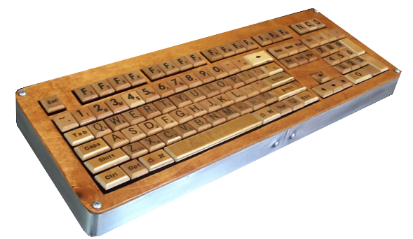 Деревянная клавиатура Эрудит